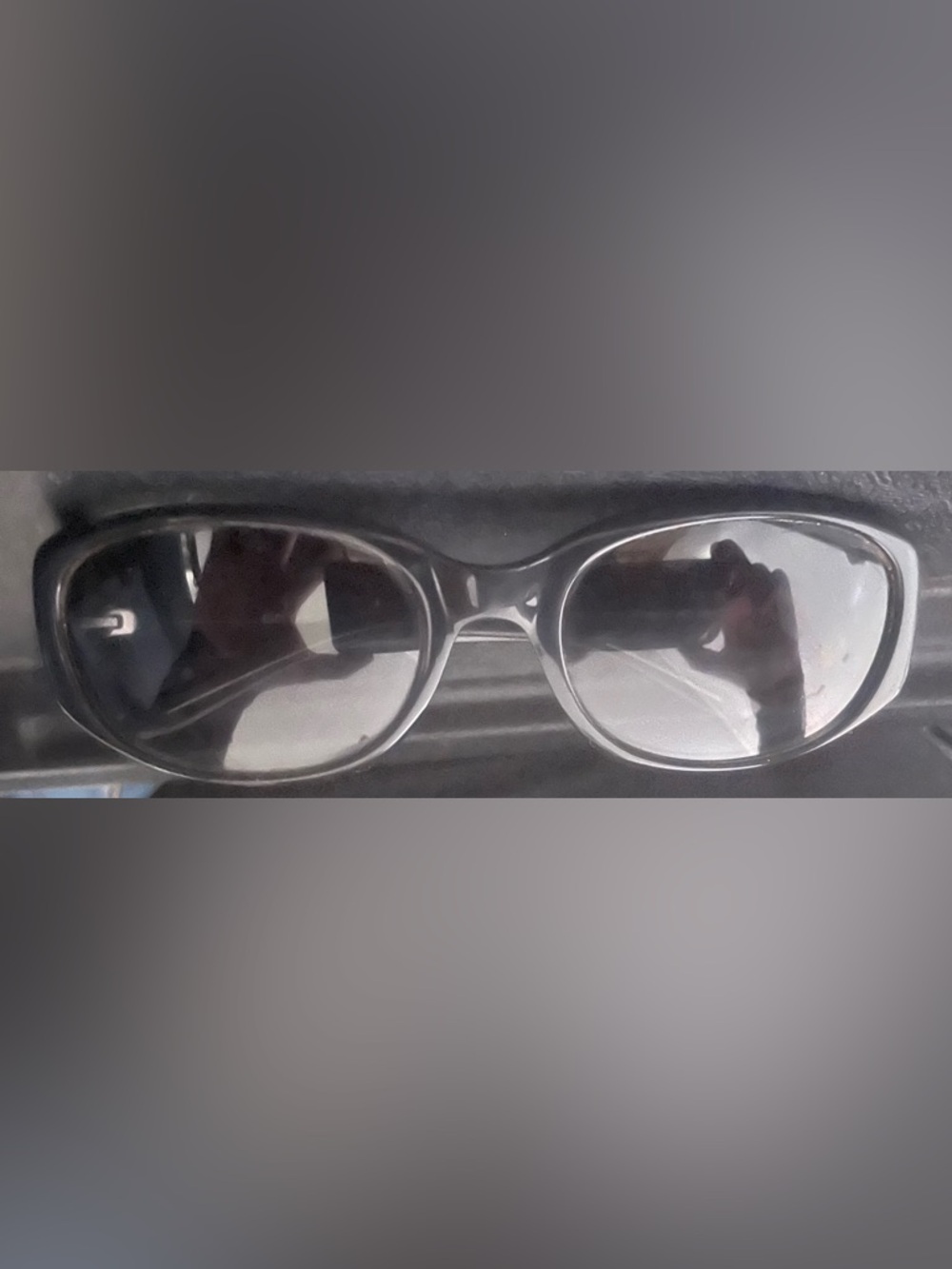 Giorgio Armani Black Sunglasses with Silver Stud Accents vintage